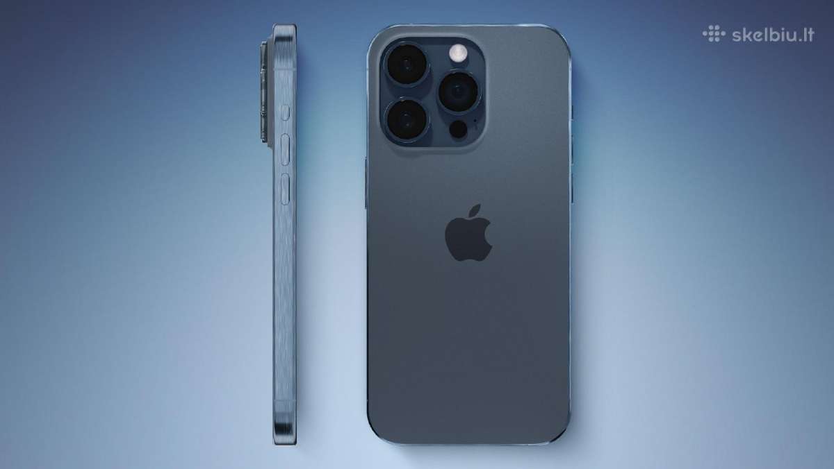 iPhone 15 Pro 128gb Blue Titanium - nuotraukos Nr. 7