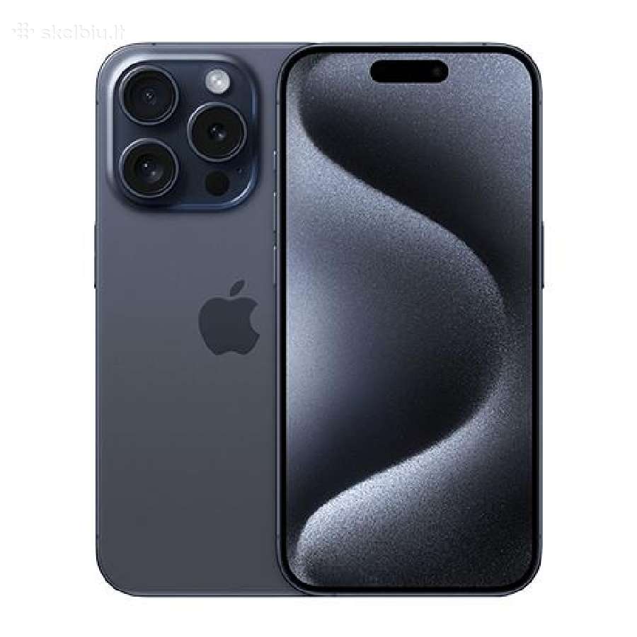 iPhone 15 Pro 128gb Blue Titanium - nuotraukos Nr. 9