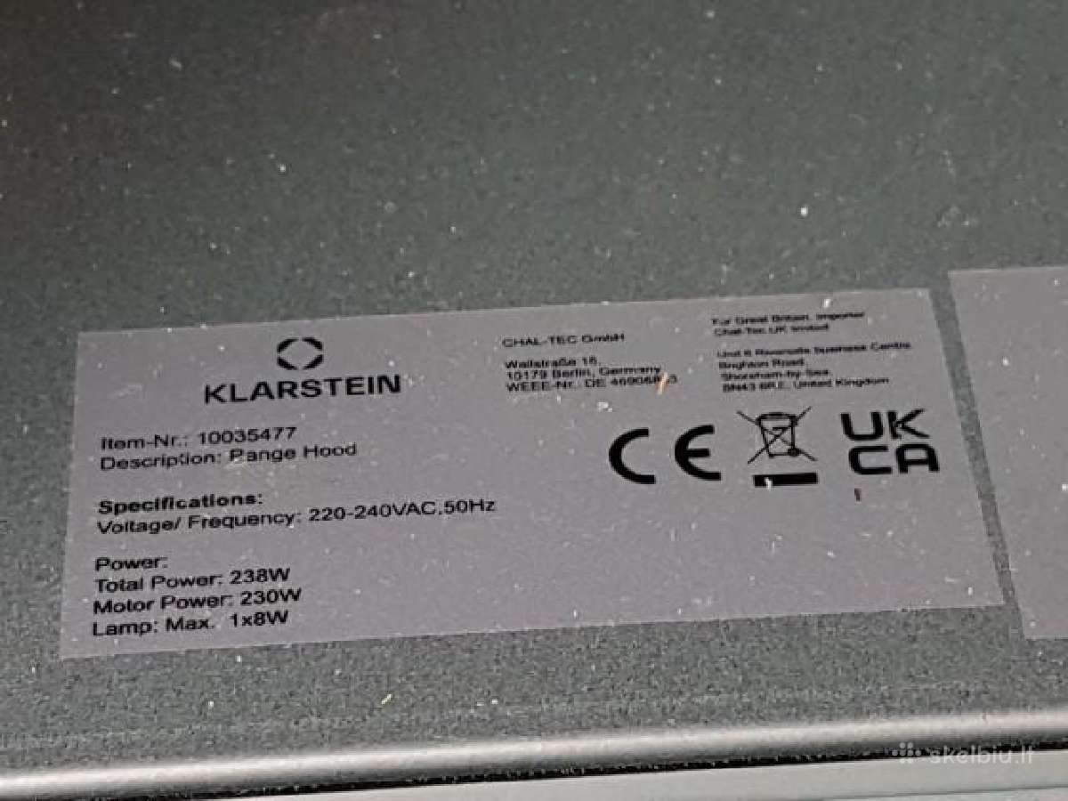 Gartraukis "Klarstein Remy Brillant" - nuotraukos Nr. 8