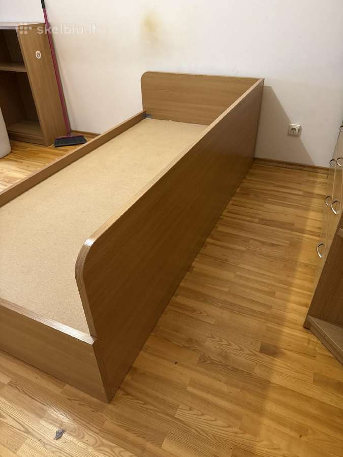 Viengulė lova su stalčiais 90x200cm - nuotraukos Nr. 4