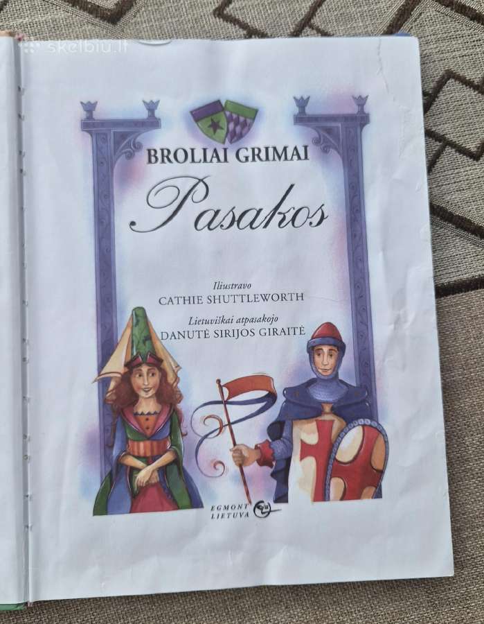 Knyga vaikams. Broliai Grimai. Pasakos - nuotraukos Nr. 3
