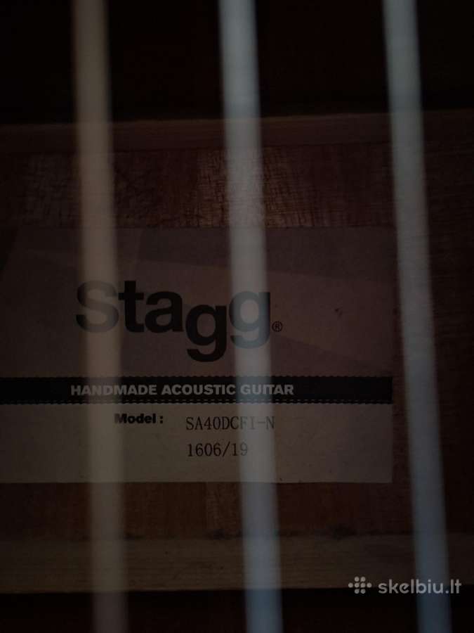 Stagg Sa40dcfi-n elektroakustinė gitara - nuotraukos Nr. 4