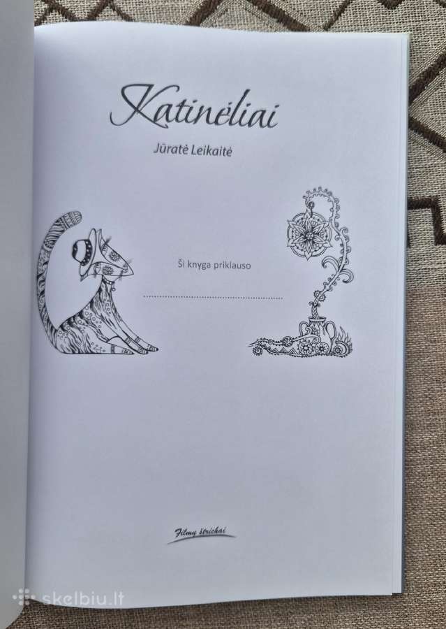 Knyga. Katinėliai. Laisvalaikio meno terapija - nuotraukos Nr. 2