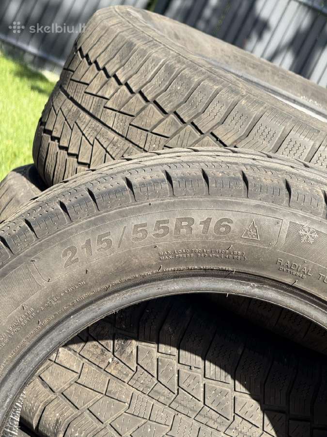 Žieminės padangos 215/55 R16 - nuotraukos Nr. 2
