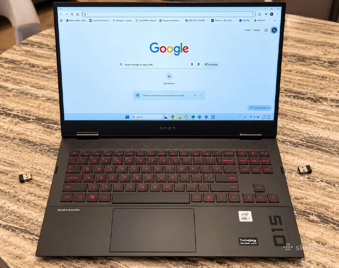 Hp Omen 15 Gaming Intel Core i7-10750h /Gpu 6 GB - nuotraukos Nr. 5