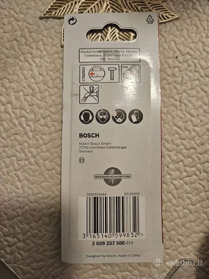 Bosch plytelių ir stiklo grąžtų rinkinys - nuotraukos Nr. 2