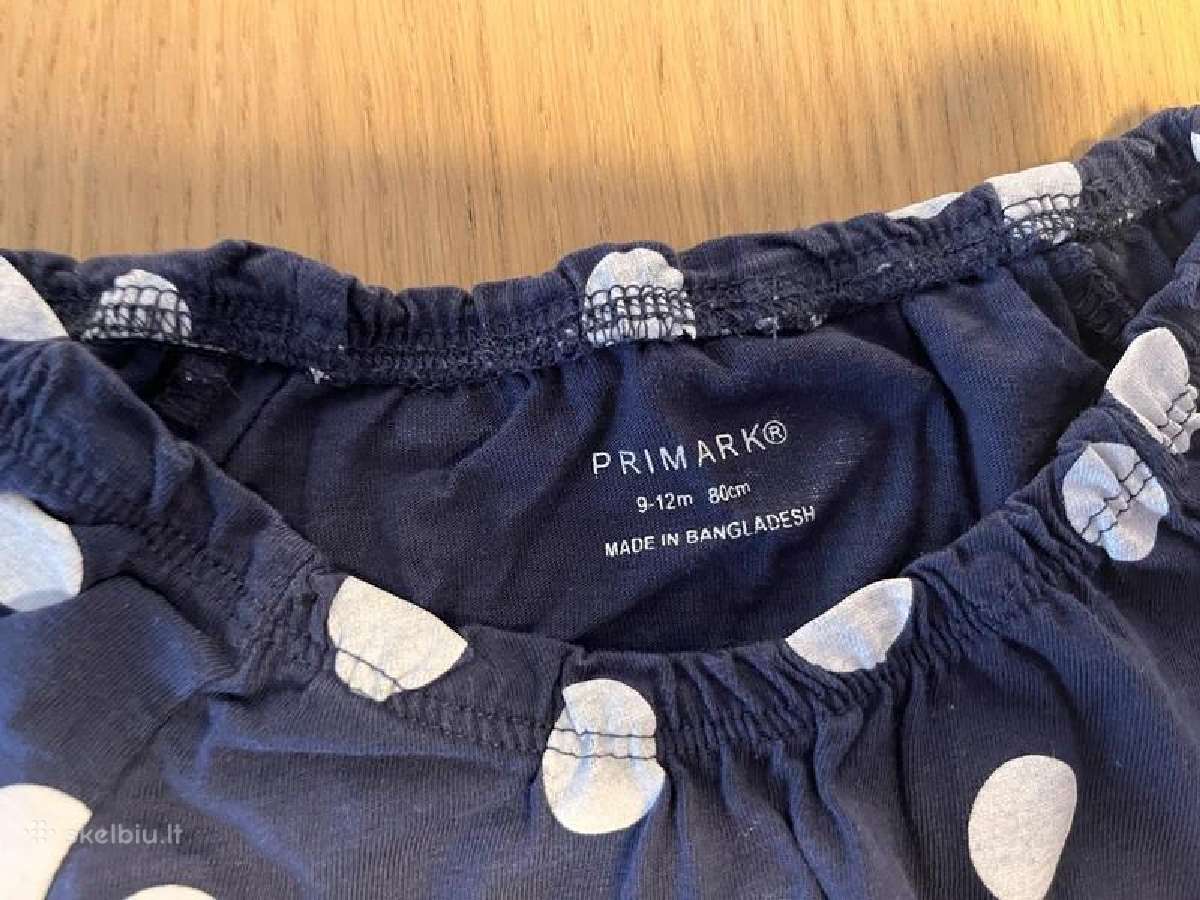 Primark tamsiai mėlynas kombinezonas, 80 cm - nuotraukos Nr. 2