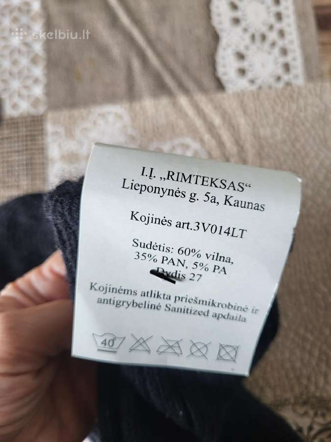 Kojinės vilnonės 42 d - nuotraukos Nr. 4