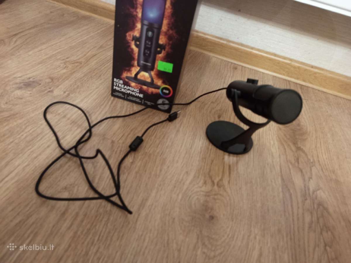 Naujas pratestuotas streaming mikrofonas su rgb - nuotraukos Nr. 3