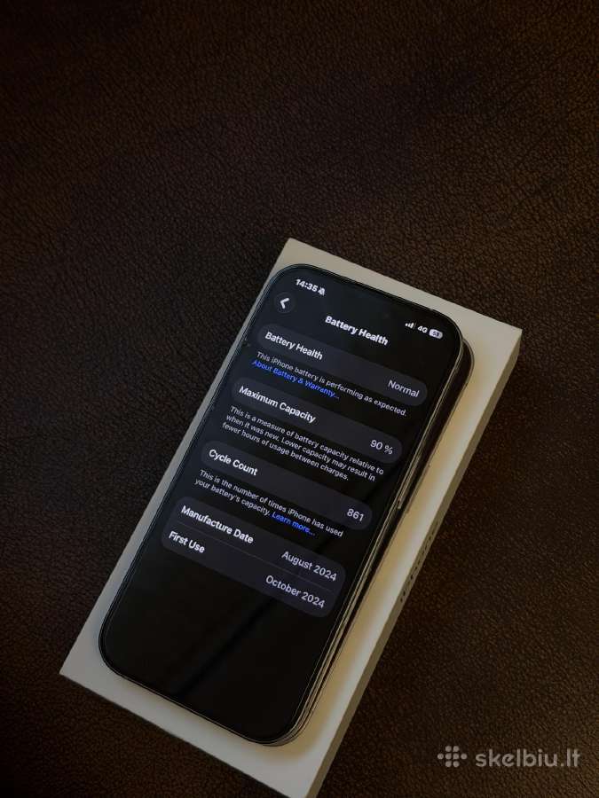 Parduodu iPhone 16 pro - nuotraukos Nr. 3