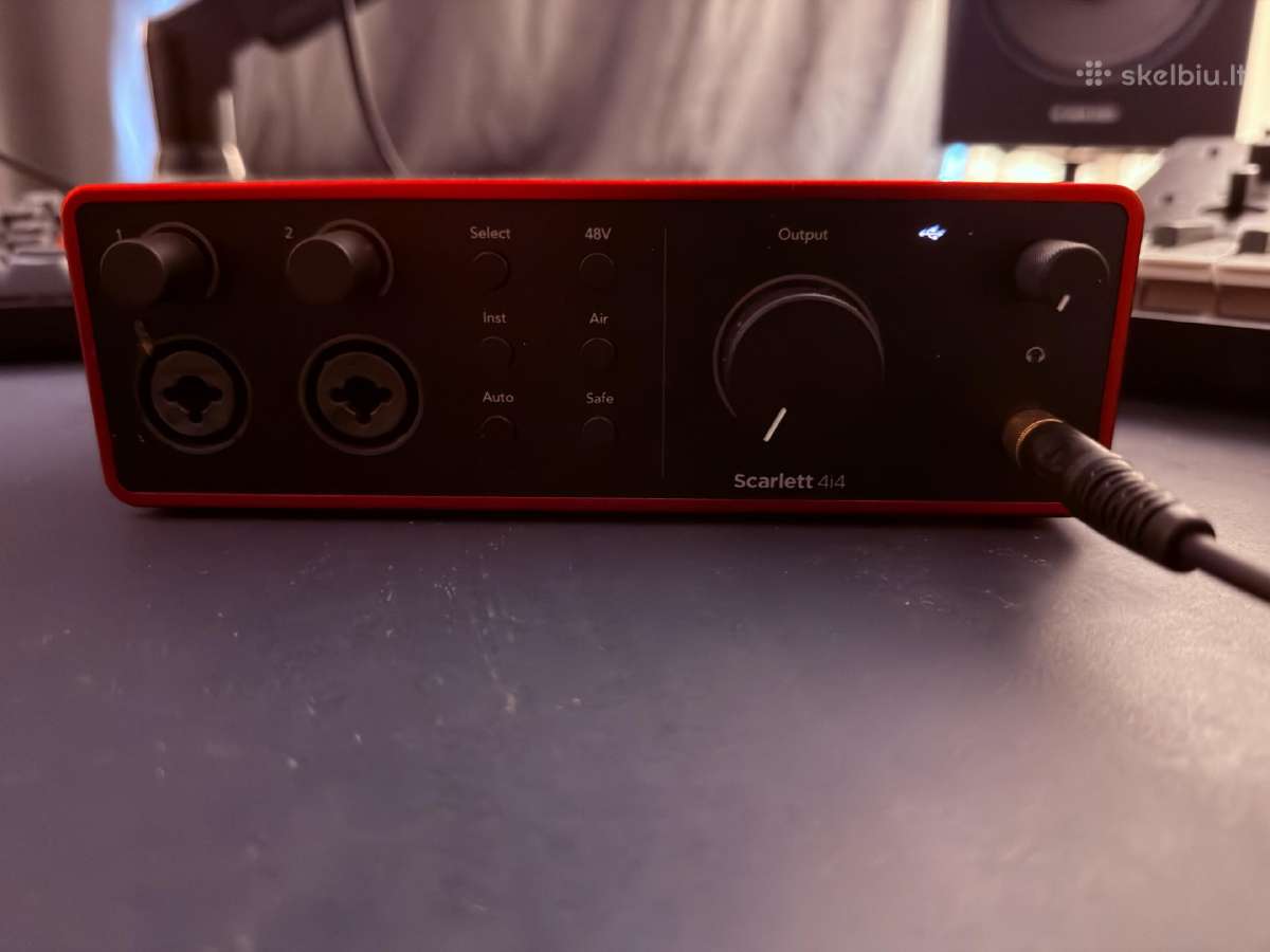 Focusrite Scarlett 4i4 4th Gen - nuotraukos Nr. 2