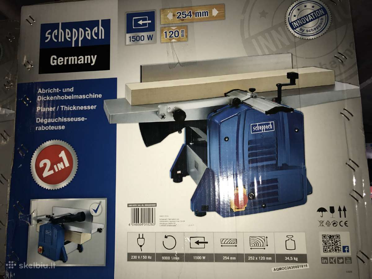 Oblius reismusas Scheppach Hms1080 - nuotraukos Nr. 2