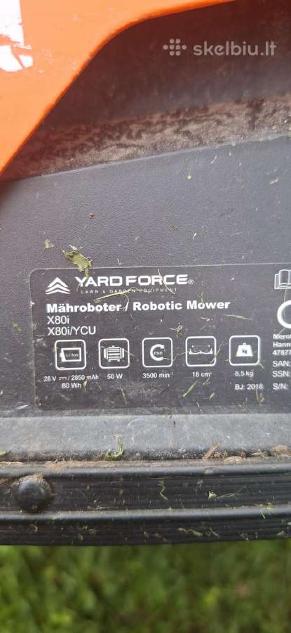 Vejos robotas Yard Force x100i - nuotraukos Nr. 5