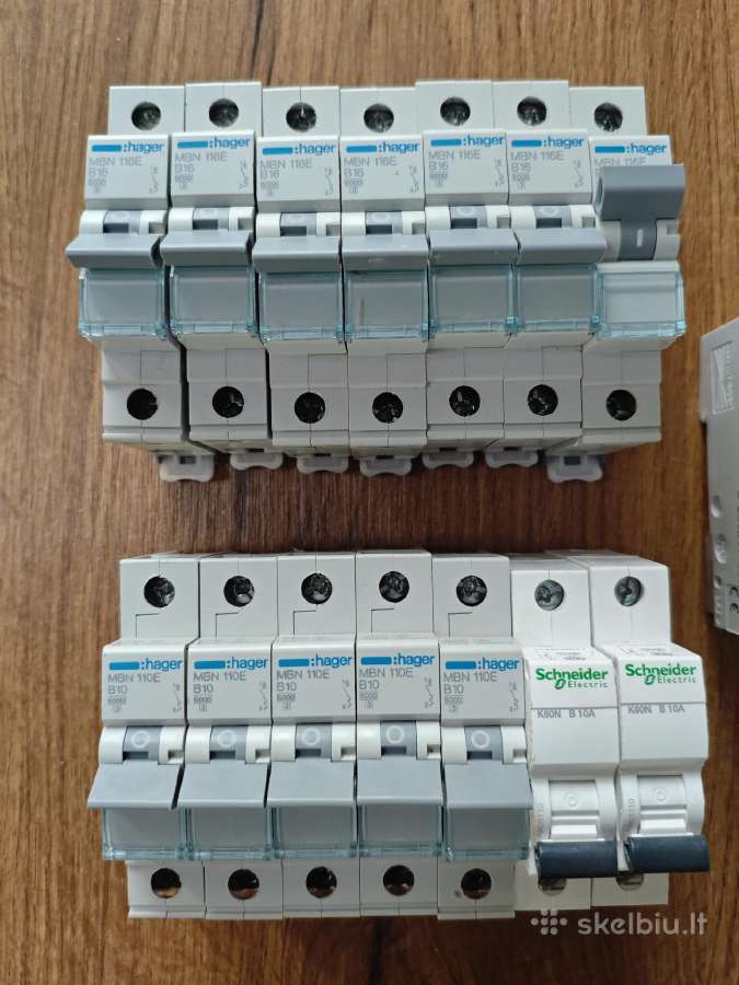 Automatiniai Jungiklai Hager B10/b16/c16 - nuotraukos Nr. 2