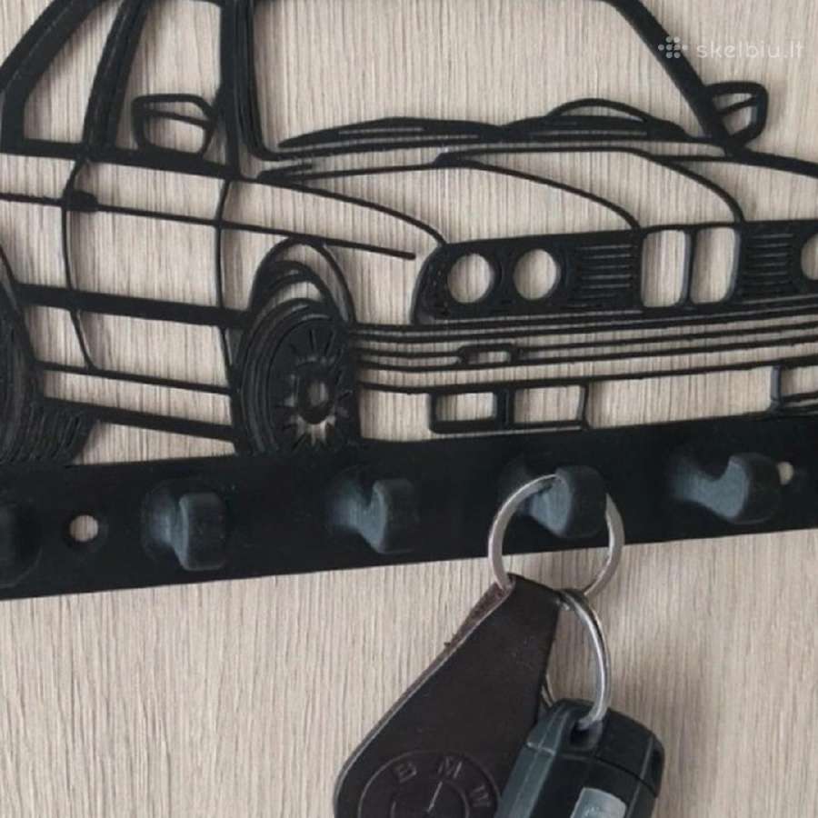 Bmw E30 stiliaus raktų kabykla - nuotraukos Nr. 2