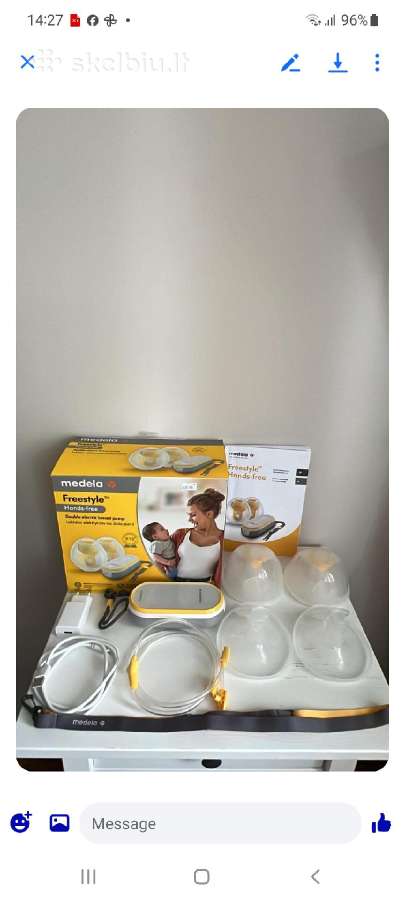 "Medela" Pientraukis ,hands-free - nuotraukos Nr. 2