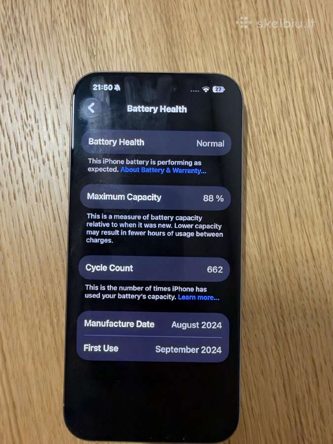 iPhone 16 pro max 512gb domina keitimas - nuotraukos Nr. 4