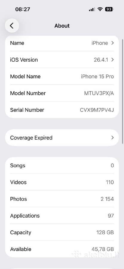 iPhone 15 pro - nuotraukos Nr. 10