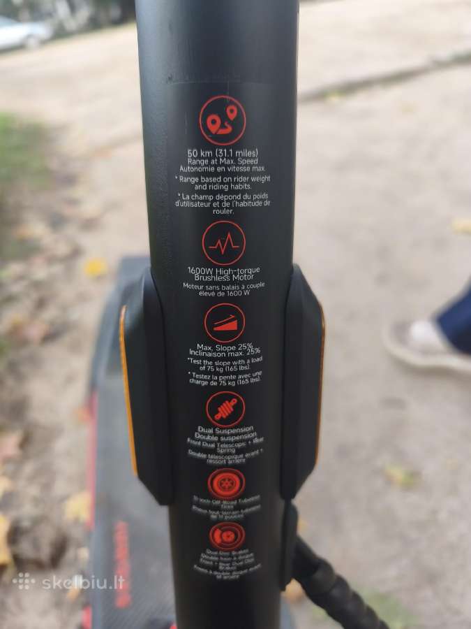 Segway elektrinis paspirtukas - nuotraukos Nr. 3
