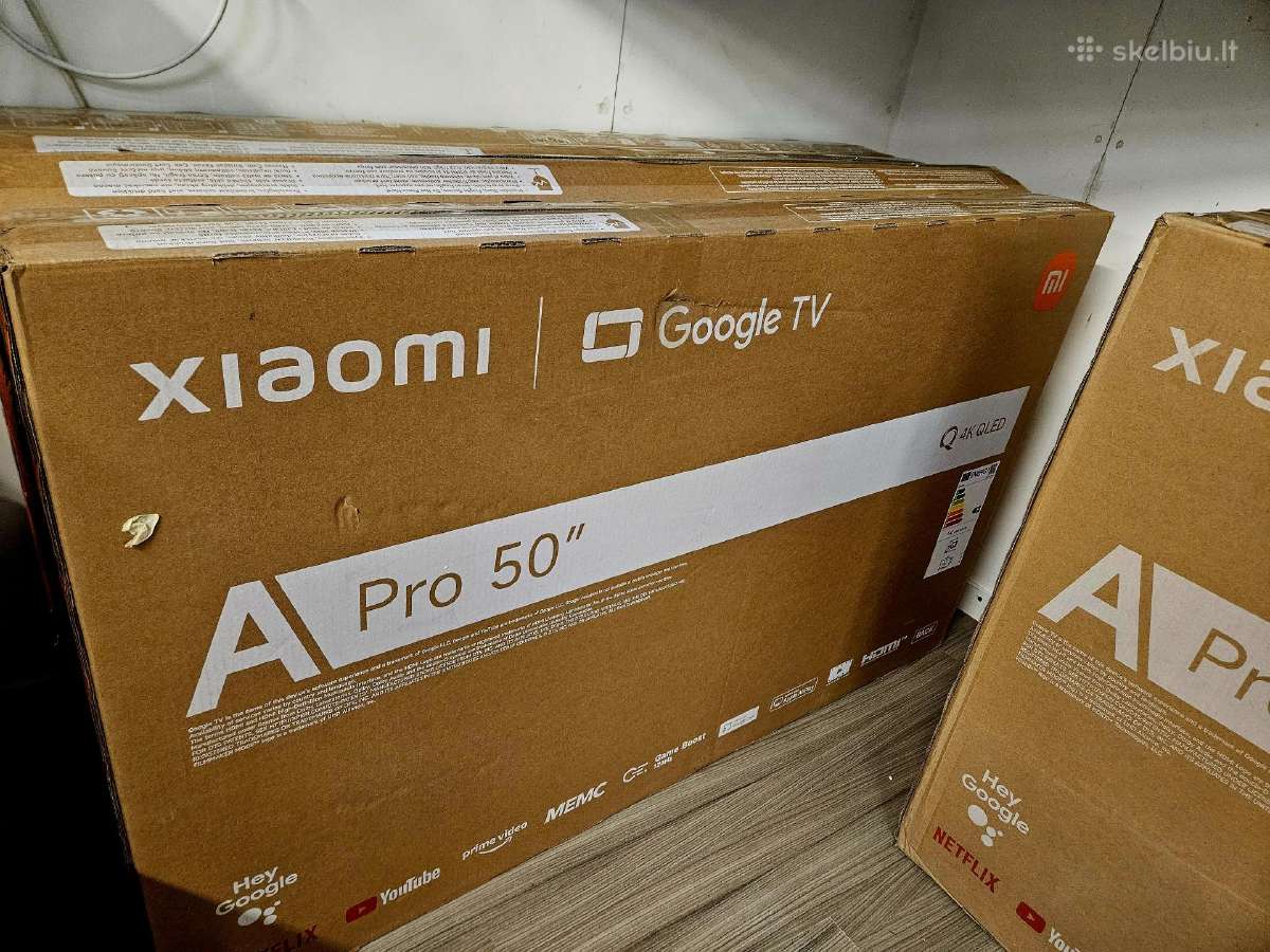 Nauji Xiaomi TV A Pro 55" 50" (2026) Qled, Google - nuotraukos Nr. 5