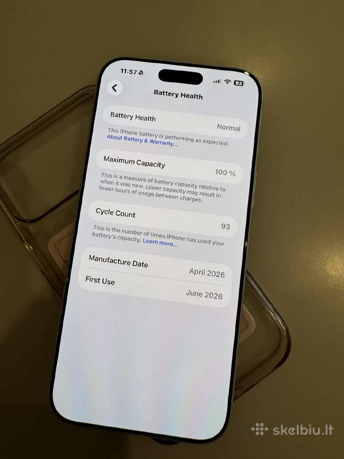 iPhone 17 Pro Max 256gb Silver su Garantija - nuotraukos Nr. 8