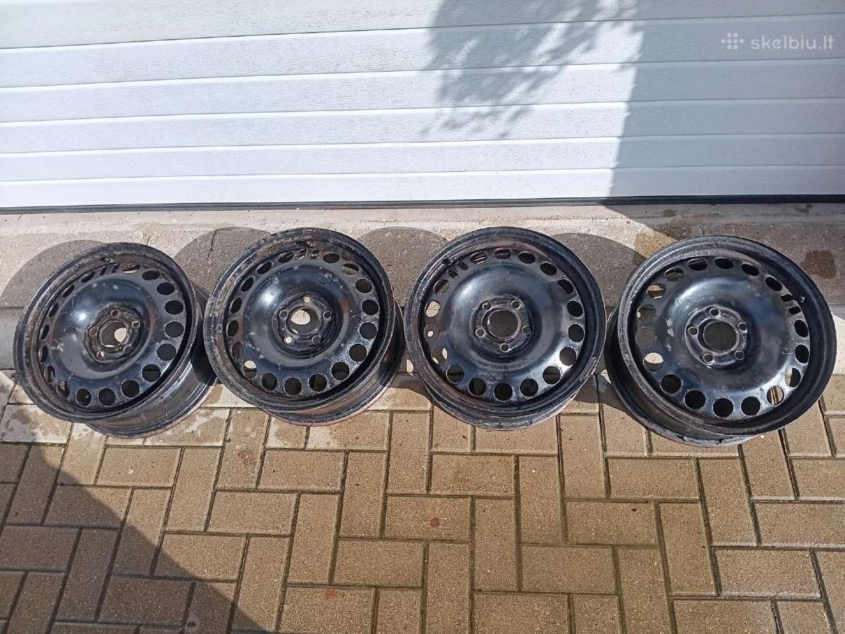 R16 opel ratlankiai su originaliais kalpokais - nuotraukos Nr. 2