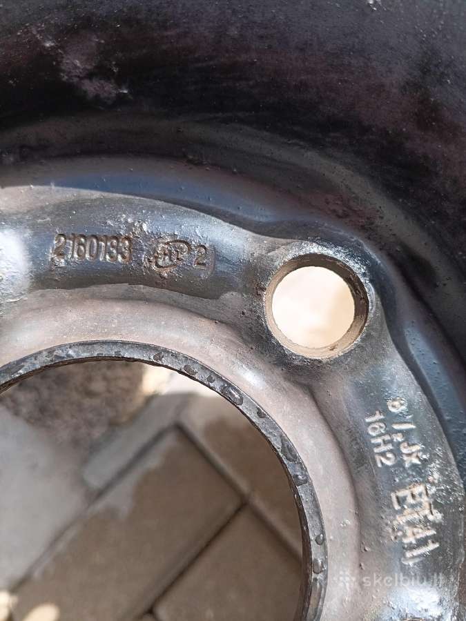 R16 opel ratlankiai su originaliais kalpokais - nuotraukos Nr. 3