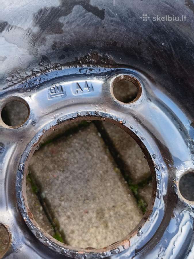 R16 opel ratlankiai su originaliais kalpokais - nuotraukos Nr. 5