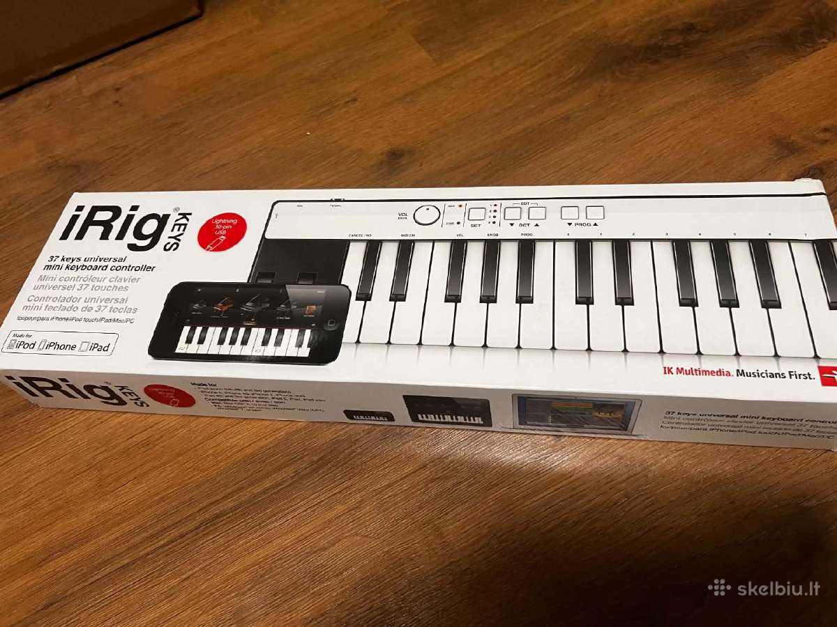 Multimedia irig Keys 37 klaviatūra sintezatorius - nuotraukos Nr. 2