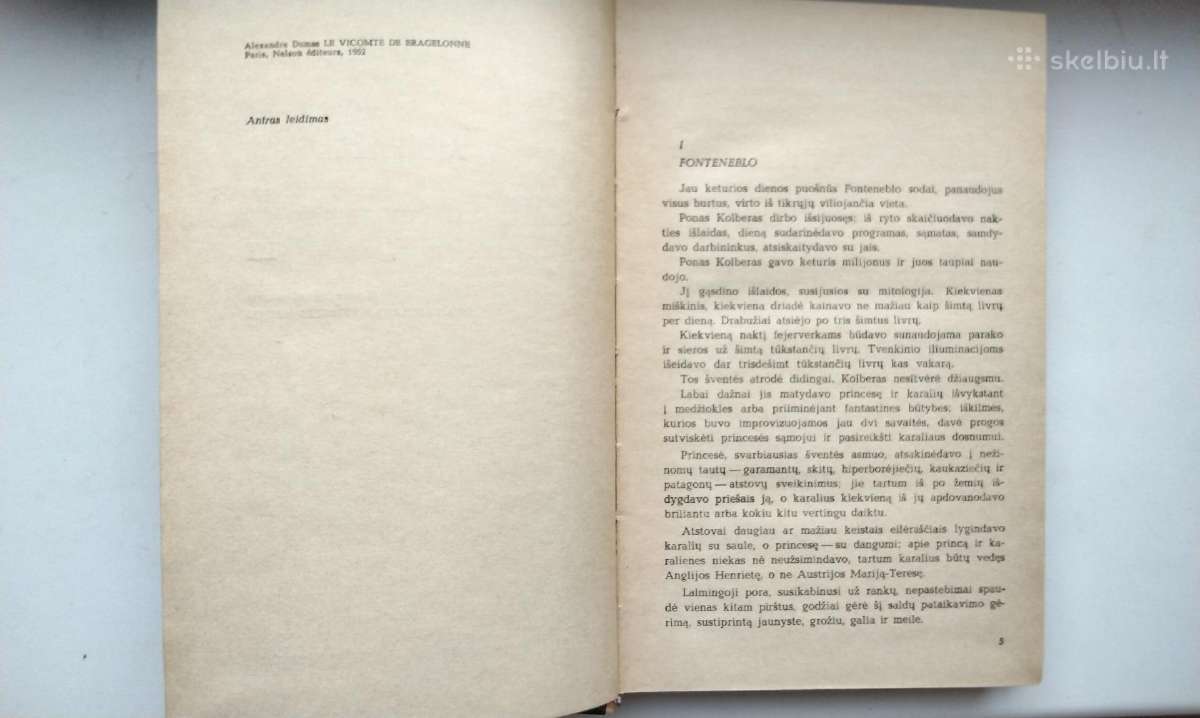 A. Diuma. Vikontas de Braželonas. 3,4 dalys - nuotraukos Nr. 4