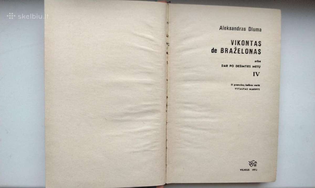 A. Diuma. Vikontas de Braželonas. 3,4 dalys - nuotraukos Nr. 10