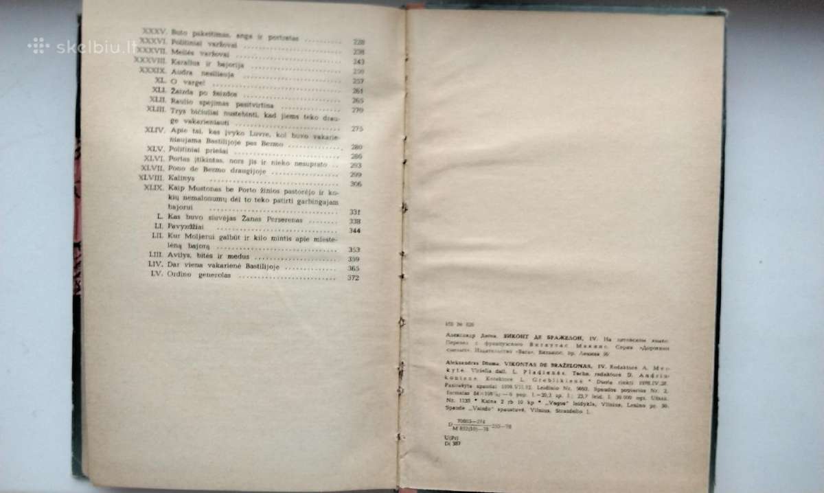 A. Diuma. Vikontas de Braželonas. 3,4 dalys - nuotraukos Nr. 14