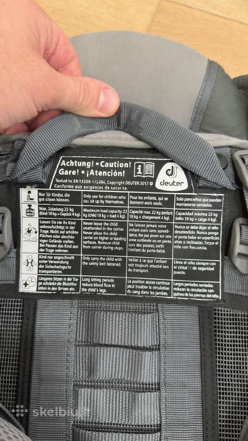 Deuter Kid Comfort 1plus - nuotraukos Nr. 7