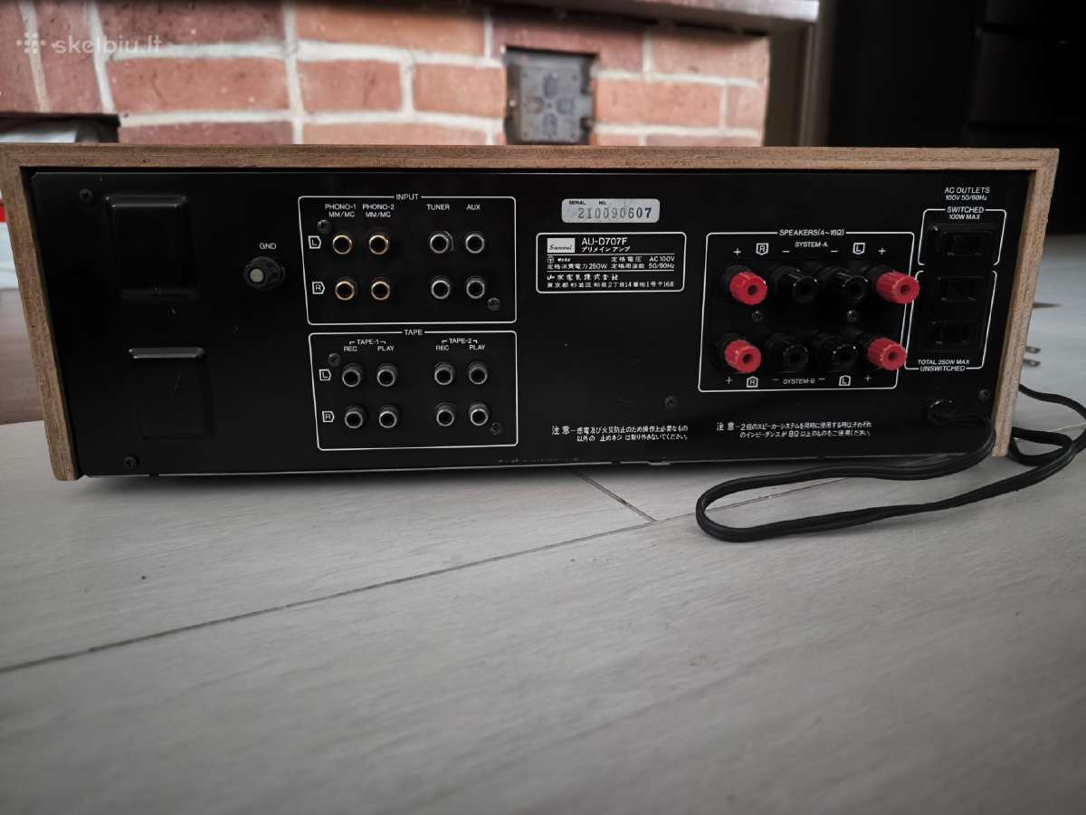 Sansui Au-d 707f stiprintuvas - nuotraukos Nr. 8