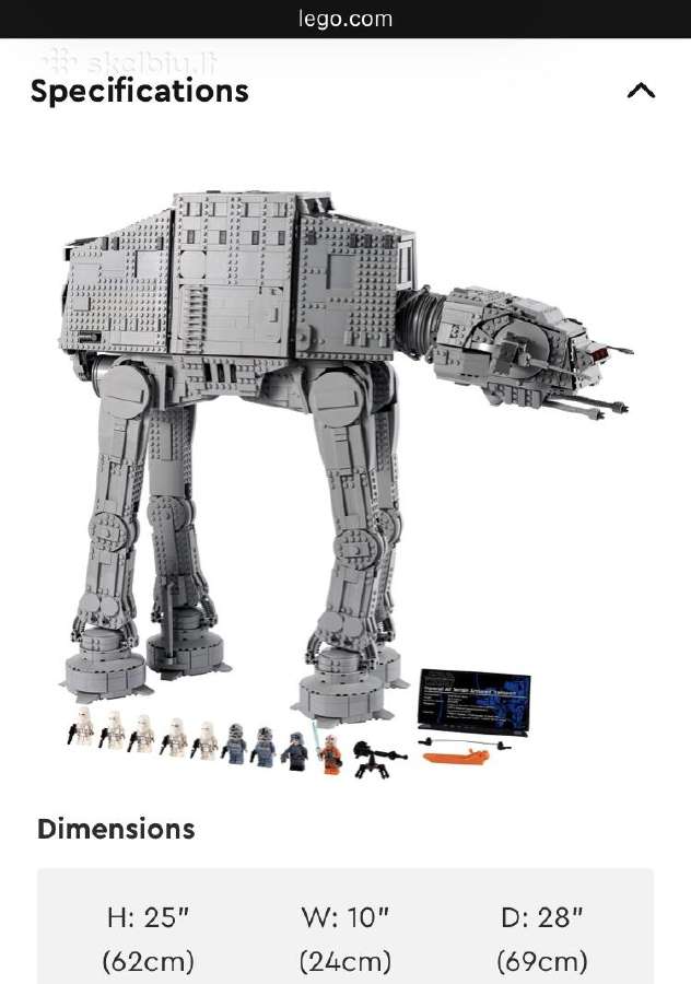 Lego Star Wars At-at Ultimate Collector Series - nuotraukos Nr. 3
