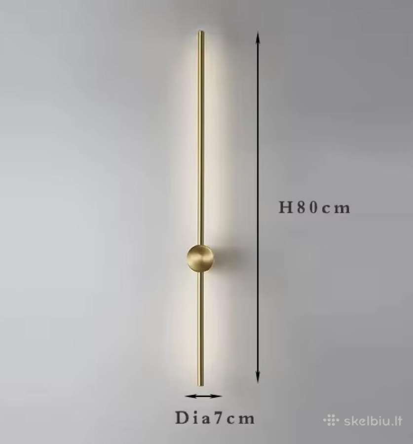 Auksinės bra LED lempos (2vnt) - nuotraukos Nr. 4
