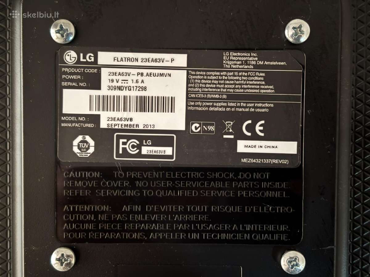 Monitorius LG 23ea63 - nuotraukos Nr. 5