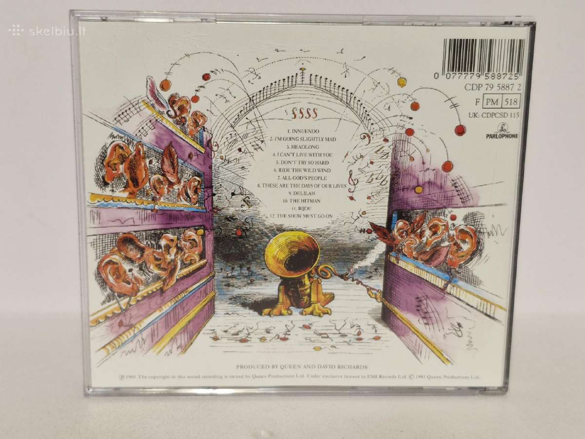 Audio CD Queen – Innuendo - nuotraukos Nr. 6