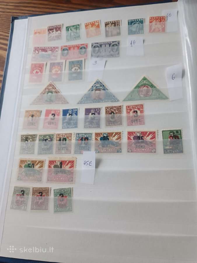 Lietuvos pašto ženklai 1918-40 - nuotraukos Nr. 2
