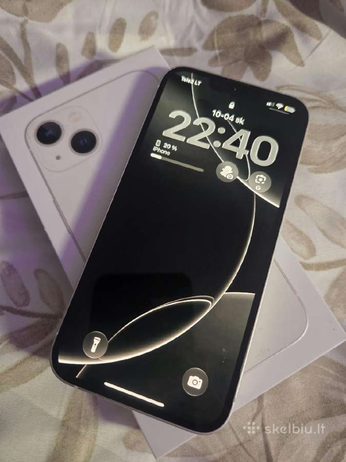 iPhone 13 256gb white - nuotraukos Nr. 2