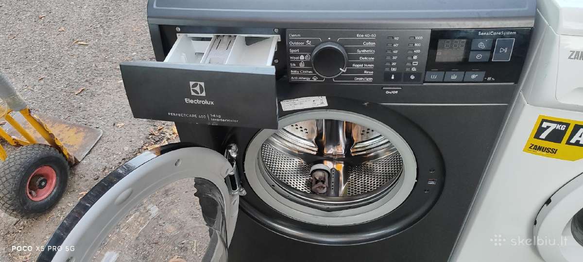 Electrolux Ew6sn406bxi 38cm gylio Zanussi 7kg 55cm - nuotraukos Nr. 2