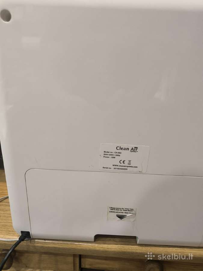 Oro valytuvas drėkintuvas Cleanair Optima C-803. - nuotraukos Nr. 2