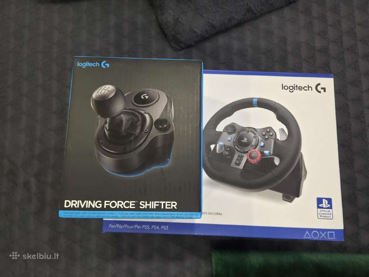 Logitech G29 + shifter - nuotraukos Nr. 3