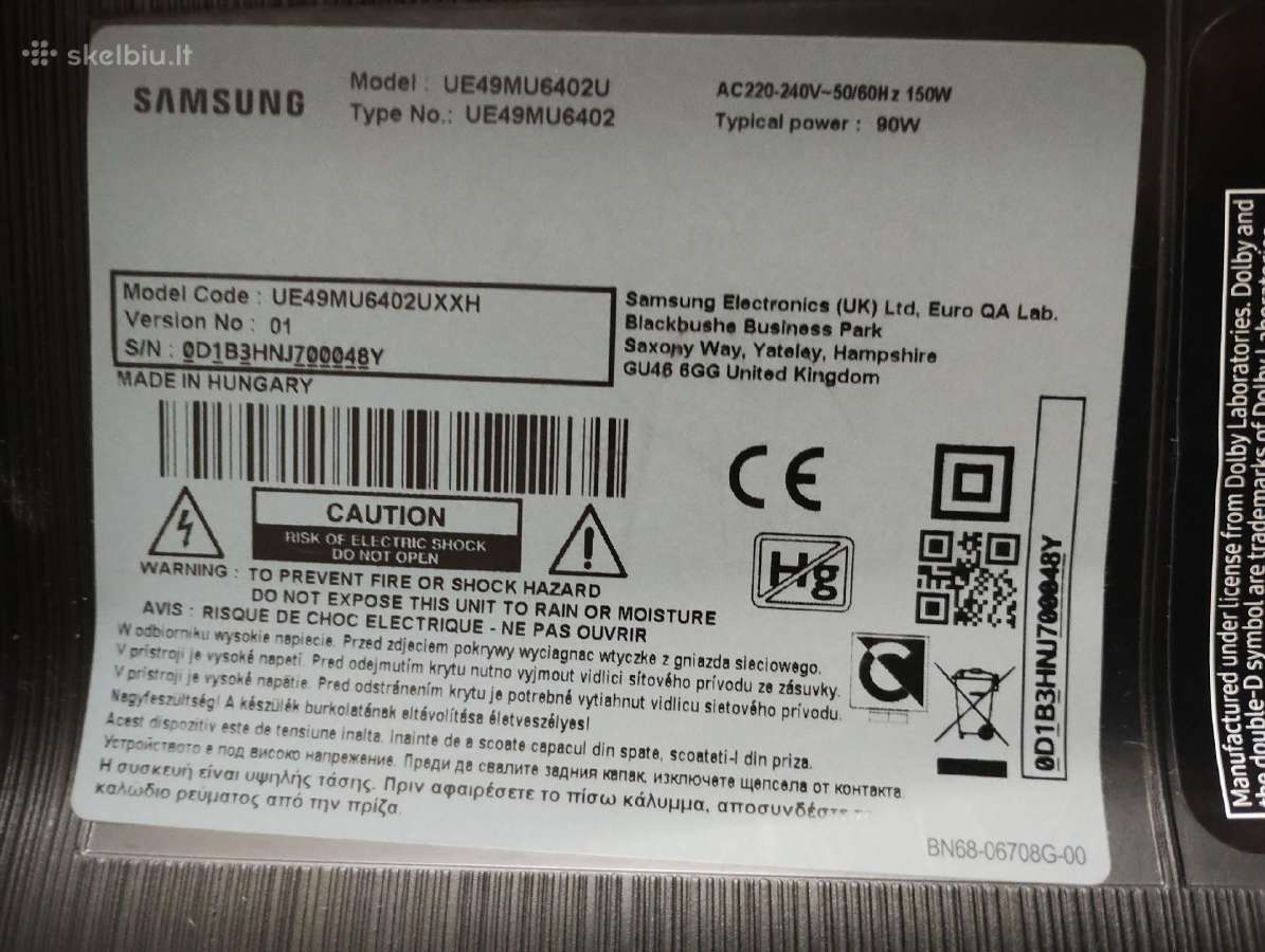 Samsung 49mu6402u - nuotraukos Nr. 8