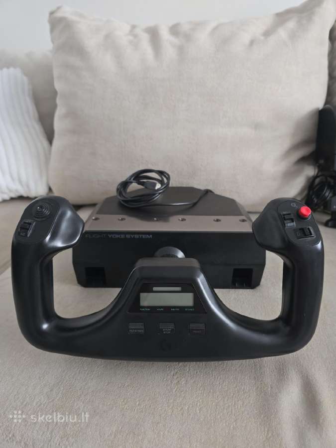 Logitech flight yoke - nuotraukos Nr. 2