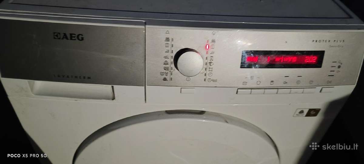 Siemens Wt47w448 iq500šilumos Siurbliu 8kg.aeg 7kg - nuotraukos Nr. 6