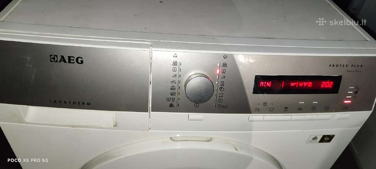 Siemens Wt47w448 iq500šilumos Siurbliu 8kg.aeg 7kg - nuotraukos Nr. 7