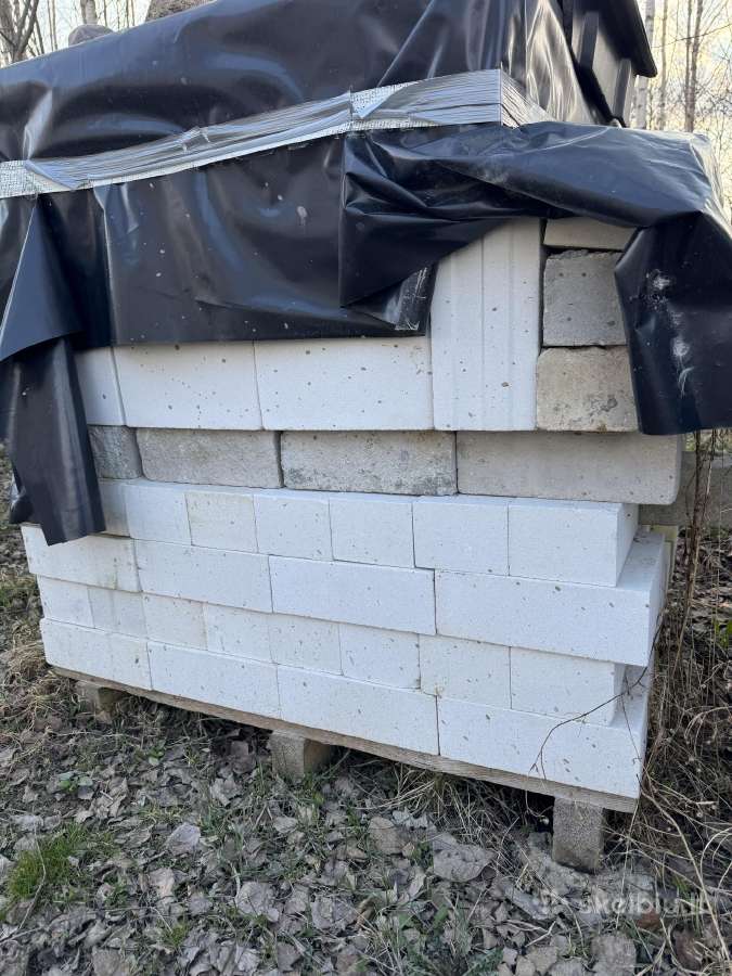 Silikatiniai blokeliai ir plytos (likučiai) - nuotraukos Nr. 2