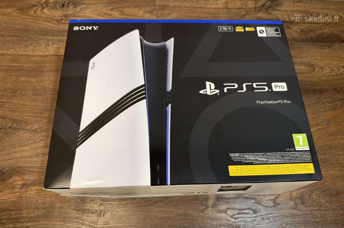 Sony Playstation 5 Pro (Ps5 Pro) 2tb White - nuotraukos Nr. 4