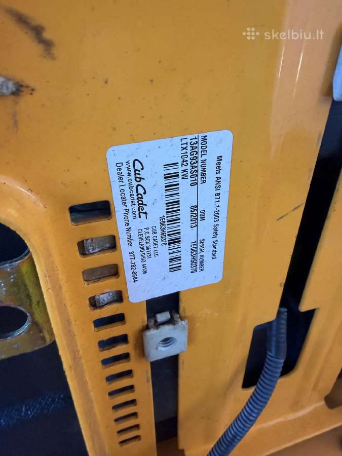 Cub Cadet Ltx1042 - nuotraukos Nr. 6